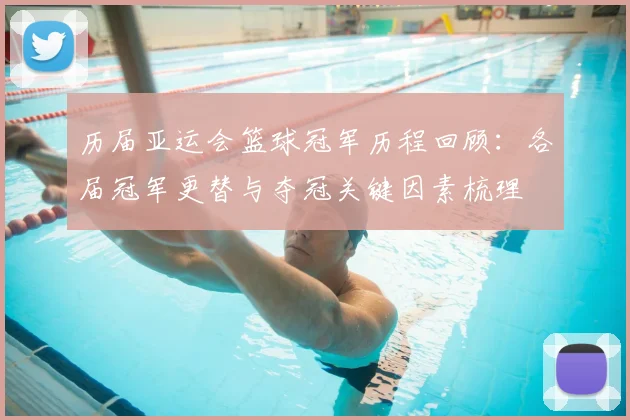 历届亚运会篮球冠军历程回顾：各届冠军更替与夺冠关键因素梳理